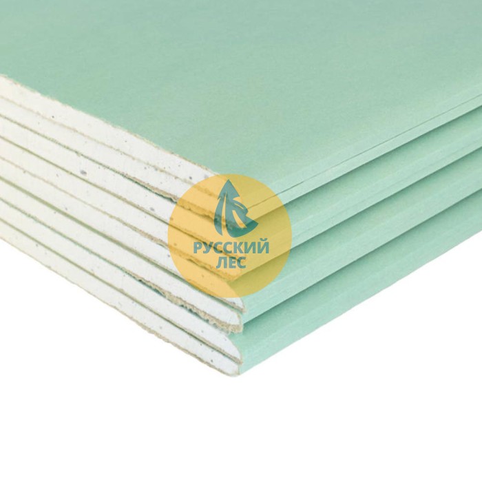 Гипсокартон Knauf Влагостойкий 9,5мм