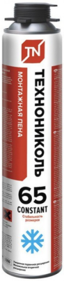 Пена монтажная профессиональная ТЕХНОНИКОЛЬ 65 CONSTANT всесезонная, 12*990гр.