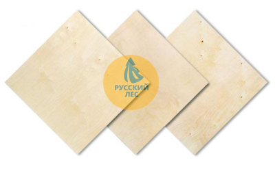 Фанера ФК сорт 3/4 Шлифованная 1525*1525*15 29л/под