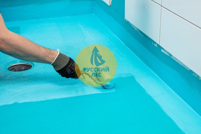 Обмазочная гидроизоляция Волма Контур голубая (5 кг)