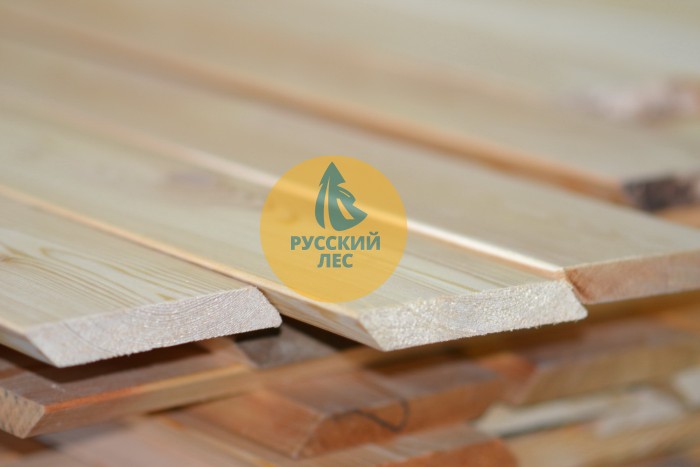 Скошенный планкен из лиственницы А 20мм x 90мм  