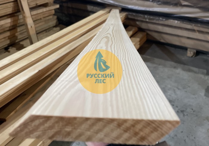 Скошенный планкен из лиственницы А 20мм x 120мм  