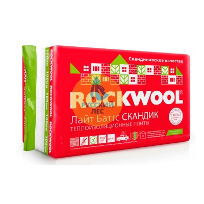 Rockwool (Роквул) ЛАЙТ БАТТС Скандик 100мм