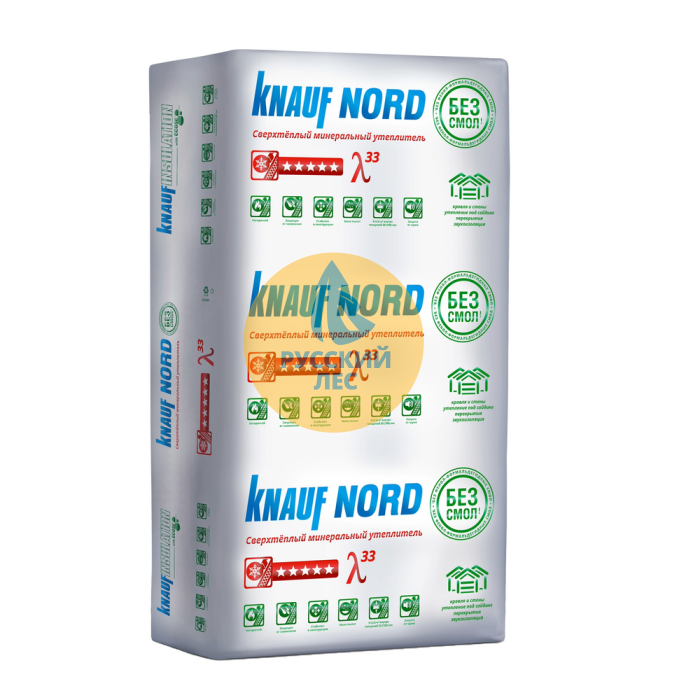 KNAUF NORD TS 033  1250*600* 50 (12шт/уп) (9м2)(0,45м3) (24шт/под)