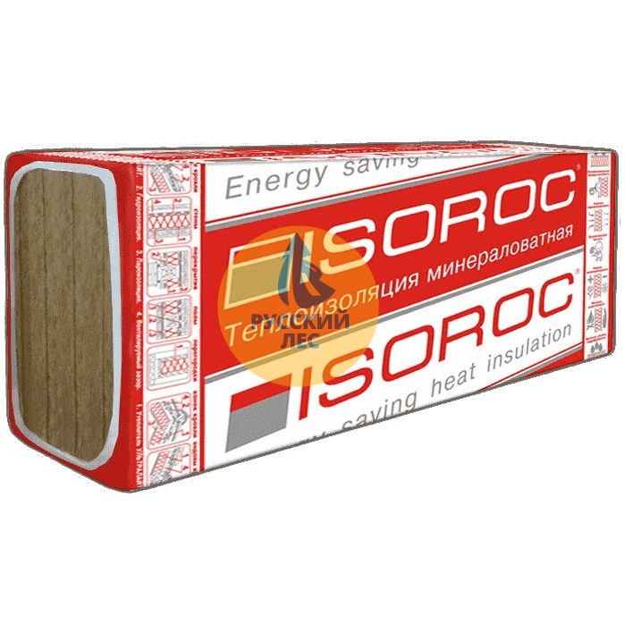 Утеплитель ИЗОРОК ПП80 (80пл.) 1000*600* 50 (3,6м2)(0,18м3) 16уп/пал