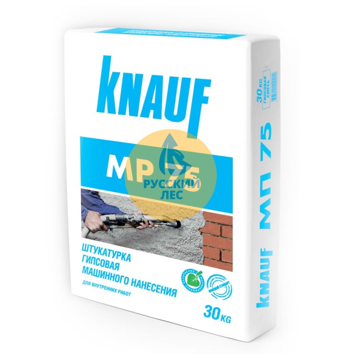 Штукатурка гипсовая машинного нанесения MP 75 (МП 75) Knauf (Кнауф)