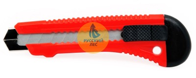 Нож, 18мм, выдвижное лезвие, пластик. корпус "HOGER"