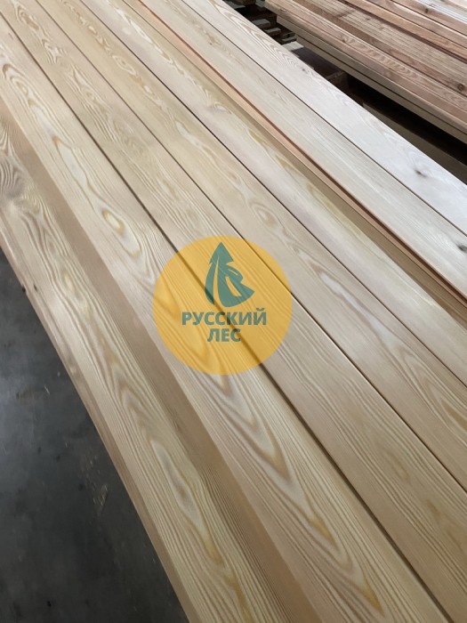 Скошенный планкен из лиственницы Экстра  20мм x 140мм 