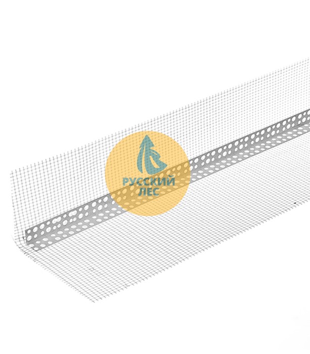 Уголок пластиковый с сеткой 10*10  2,5 м