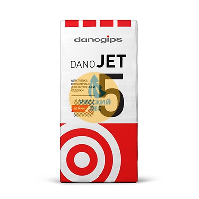 Выравнивающая полимерная шпатлевка DANO JET 5 (25 кг)