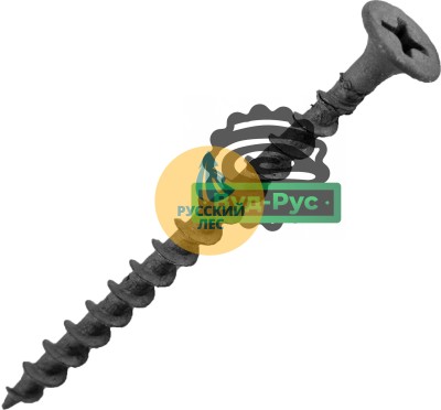 Саморезы черные по дереву 3,5х35