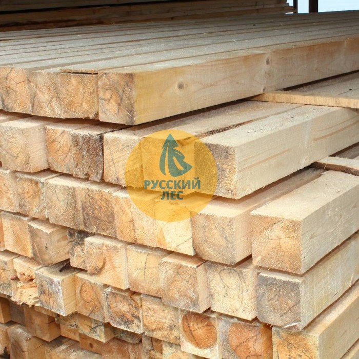 Брус обрезной ГОСТ и ТУ 100 х 100 х 6000