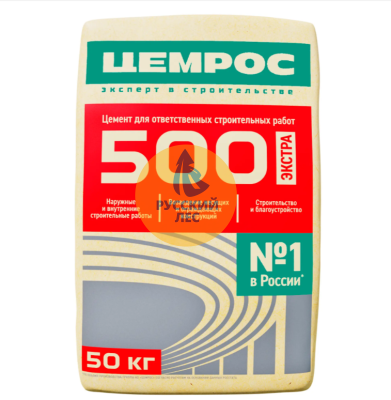 Цемент М500 (M500) Евроцемент (Цемрос)