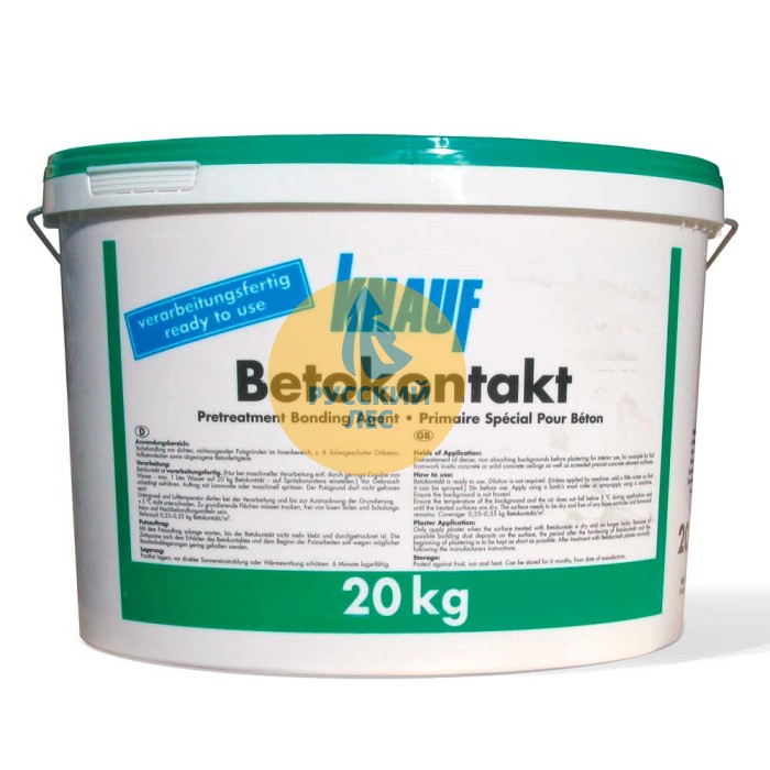 Грунт бетоноконтакт Бетогрунт Кнауф F (15кг) 33шт/под Бетоконтакт