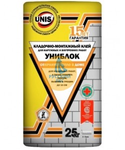 УНИБЛОК клей плиточный 25 кг (48шт/под)