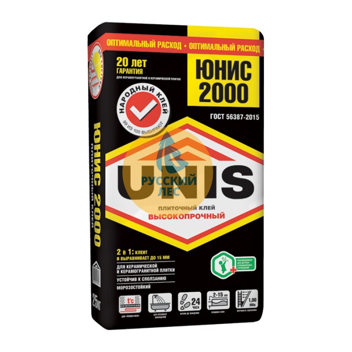 Юнис 2000 смесь сухая клеевая (5кг)