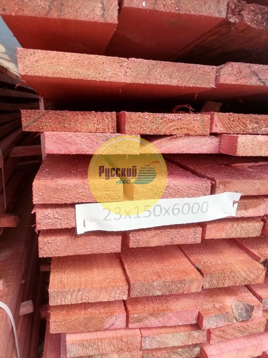 доска обрезная антисептированная 40x150x6м 