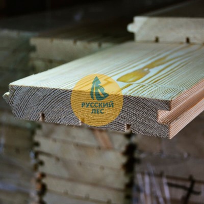 Половая доска из лиственницы Сорт C  20x120мм 